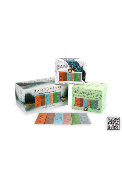 Parfümiyo Karışık Kolonyalı Mendil 50'li Kutu