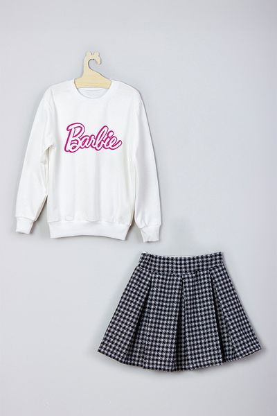 ADA BEBEK ÇOCUK New Season - Wild Soul Printed Skirt and Sweat Set