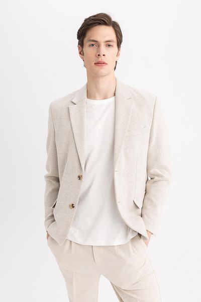 DeFacto Μοντέρνο μπουφάν Blazer με επένδυση C5990AX24SP