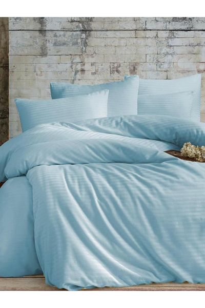 BESTİNA GOLD Set de lenjerie de pat Bestina Gold din satin de bumbac