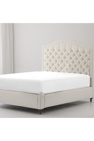 Sisthree Cearceaf de pat pieptănat elastic 100% bumbac dublu 160 X 200