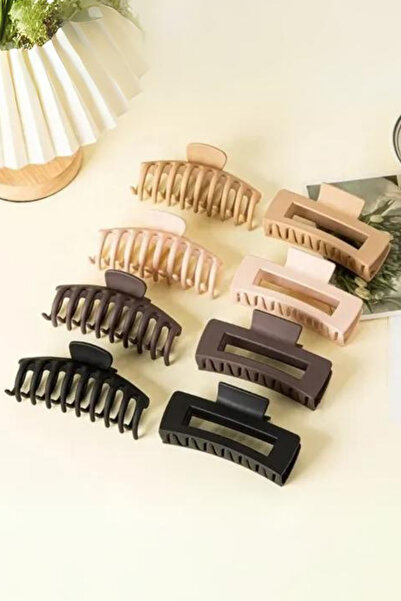 Diloshtrend Design XL Mandal Toka Seti Kahve Tonları Ve Siyah 8'li