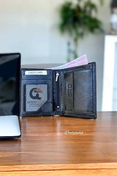 Dodo4men Genuine Leather Men's Wallet (11.5cm X 9cm)