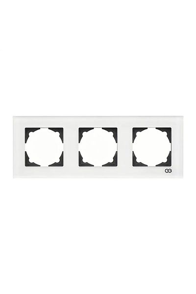 Günsan Eqona Noble Eqona Plexi Triple Frame, White
