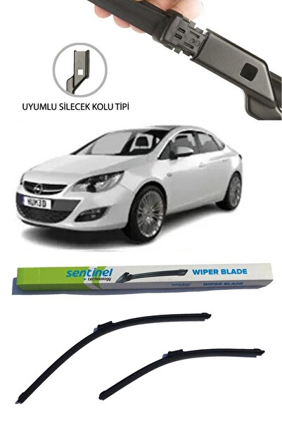 Sentinel Opel Astra J SEDAN  2012-2015 Araca Özel Silecek Takımı Sağ Ve Sol