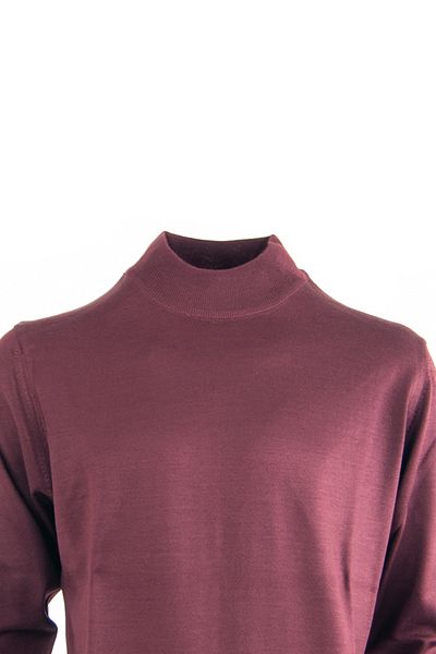 Oppland Men's Seasonal Woolen Knitted Classic Half Turtleneck Sweater Tight Knitted Relaxed Fit Full Fit