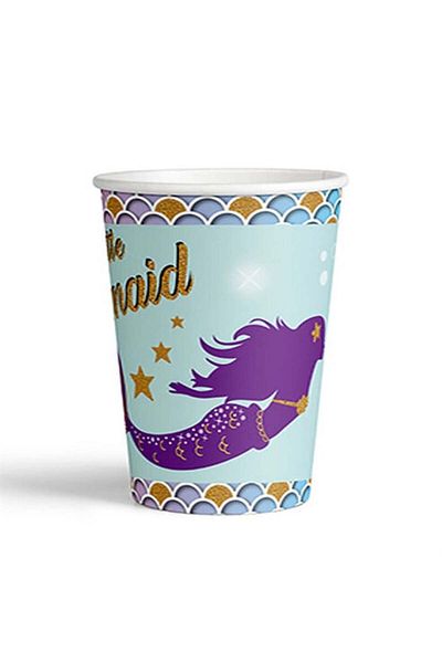 TATLI GÜNLER LITTLE MERMAID Mermaid Birthday Set Cup