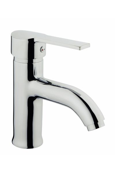 İSAOĞLU YAPI Washbasin Faucet Bathroom Sink Tap Silver Fixture