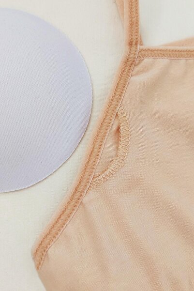 Sensu Girl's Non-Pad Organic Cotton Half Tank 3-Piece Training Bra