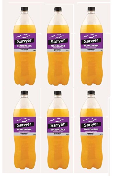 Sarıyer Gazoz Sarıyer Mandalina Aromalı Gazoz Şekersiz 1,5 Lt X 6 Adet