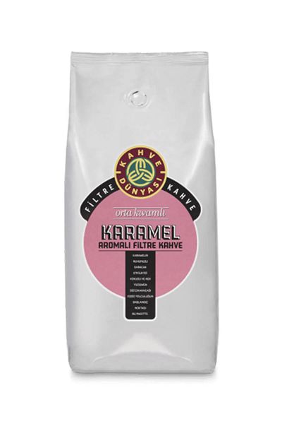 Kahve Dünyası Caramel Flavored Filter Core Coffee 1 Kg X 10 Pieces (BOX)