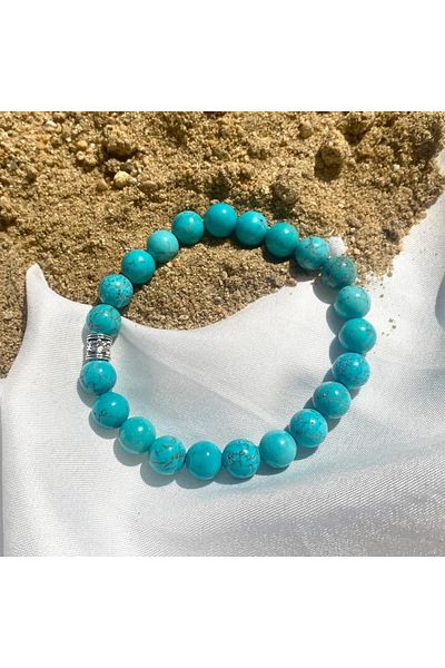 Elifsu Jewelry Turquoise Stone (Synthetic) Bracelet