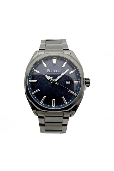 Ferrucci Fc 03244Tm.05 Men's Stainless Steel Band Wrist Watch.