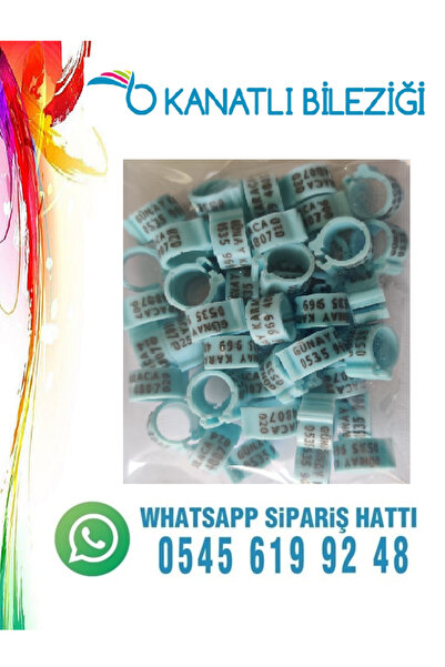 Güvercin Bilezik 50 Adet ÇIT ÇIT