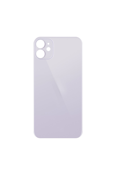 Nettech Teknonet Iphone 11 Uyumlu Geniş Kamera Camlı Batarya Kapağı - Mor