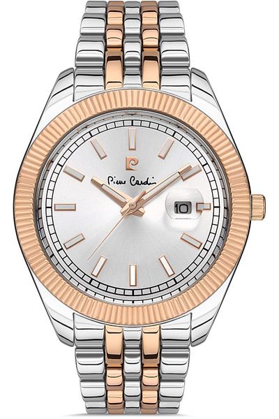 Pierre Cardin 800701F03 Steel Cord Men's Wristwatch 30 Mt Waterproof