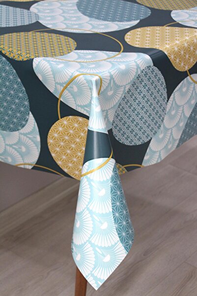 DDHOME Astarlı Silinebilir Pvc Muşamba Masa Örtüsü 8268-1