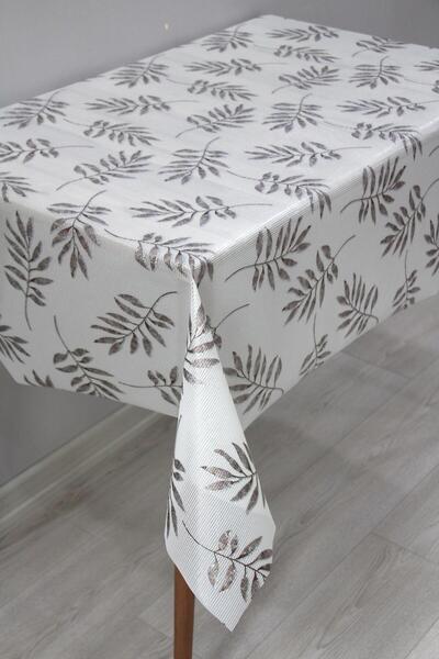 DDHOME Non-Slip PVC Wipeable Oilcloth Tablecloth 003-Cahveyaprak