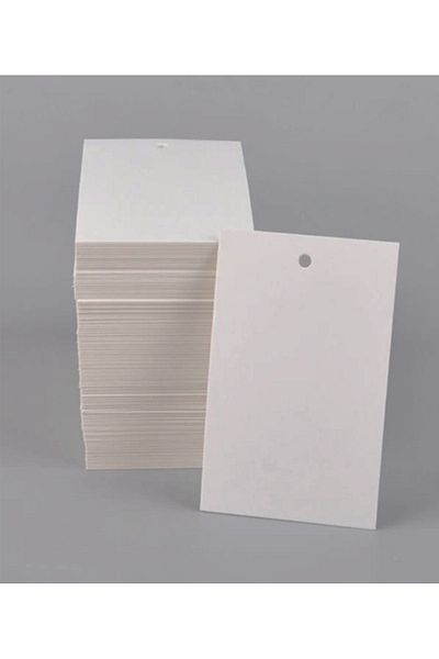 Modern Raf Cardboard Price Brand Label 5X9 cm 1000 Pieces 4 mm Medium Thread Hole