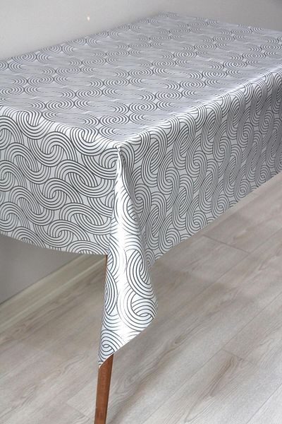DDHOME Lined Erasable PVC Oilcloth Tablecloth 107-A