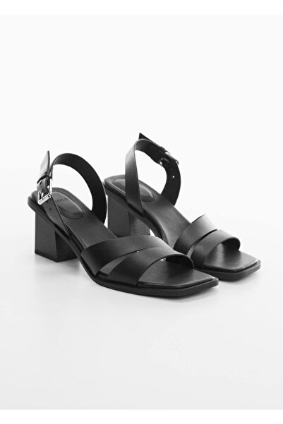 MANGO Woman Blok Topuk Sandalet