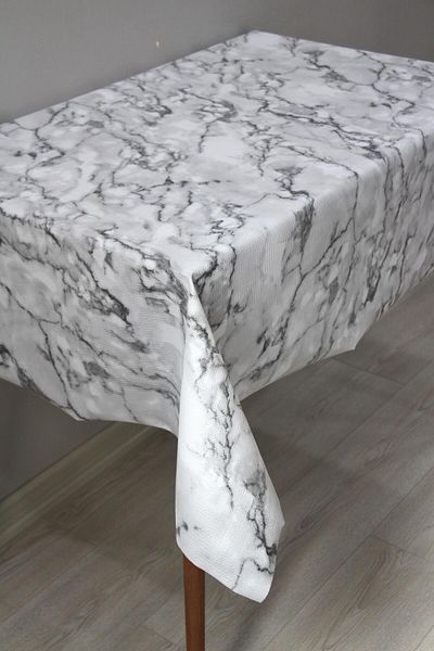 DDHOME Non-Slip PVC Wipeable Oilcloth Tablecloth 006-GRIMERMER