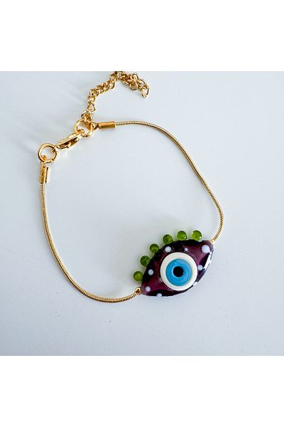 CHARMLUCKY Murano Evil Eye Bracelet