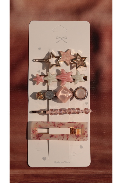 MİNAHOBİ Set de 5 catarame VIP pentru femei (1 set de 5 piese)