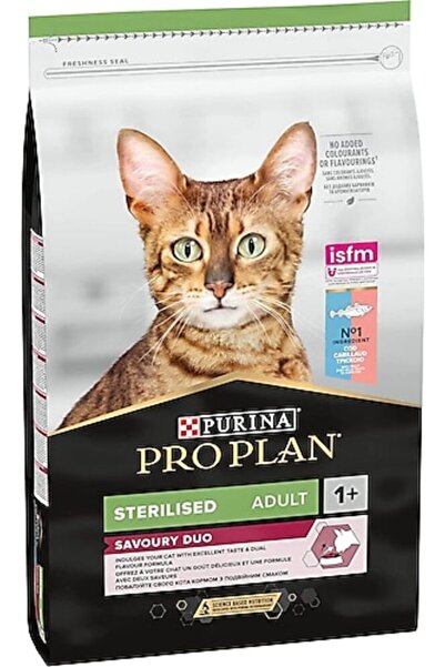 Pro Plan Sterilised Kısırlaştırılmış Morina ve Okyanus Balıklı Kedi Maması 10 Kg