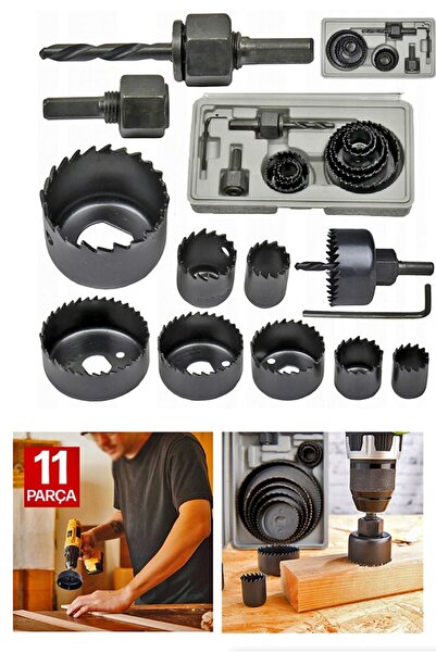 PROXTECH Alçıpan 11 Parça Tavan Kesme Boyut Daire Set Kartopiyer Ağaç Kesme T...