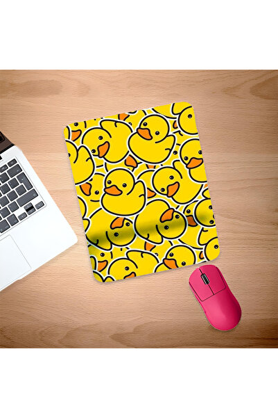UcuruStore Χαριτωμένο κίτρινο ορθογώνιο mouse pad με στήριγμα καρπού σε σχήμα...