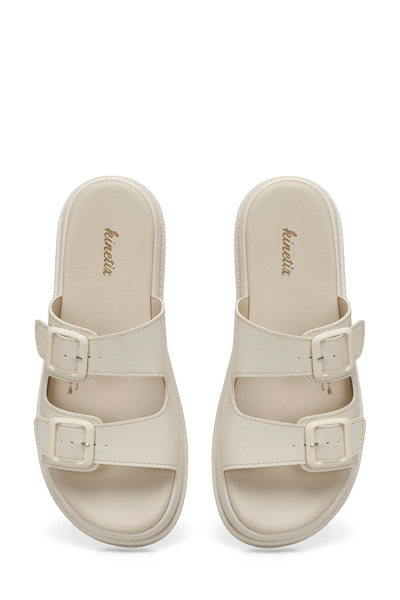 Kinetix ELIE 4FX Bej Kadın Terlik