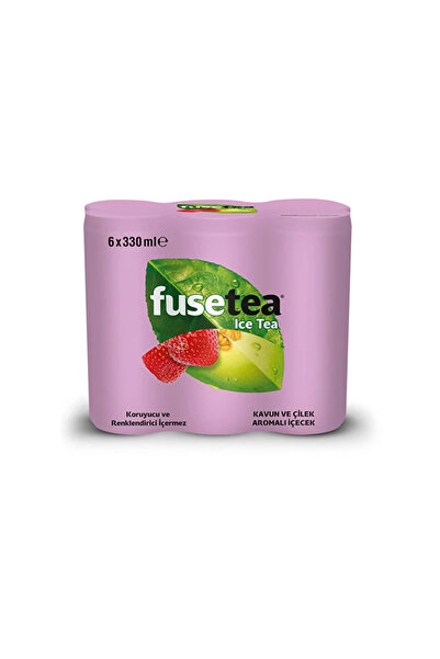 Fuse Tea Kavun Ve Çilek Aromalı Soğuk Çay 330 Ml X 6 Adet