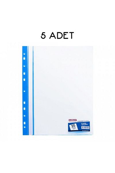 Dağtaş Kırtasiye Globox 11 Perforated Presentation File 20 Pages 5 Pieces
