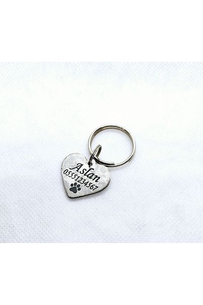 hebmeyy Stainless Cat Kopek Pattern - Gold Grey & Necklace & Imprint & Pendant Design