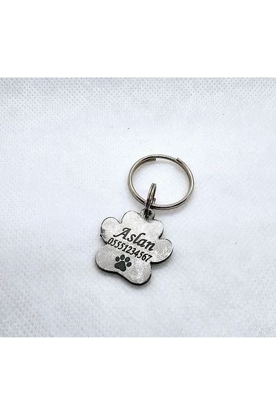 hebmeyy Stainless Cat Kopek Pattern - Gold Grey & Necklace & Imprint & Pendant Design