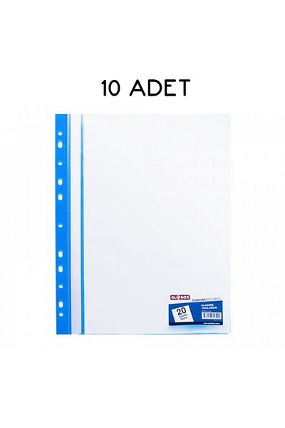 Dağtaş Kırtasiye Globox 11 Perforated Presentation File 20 Pages 10 Pieces