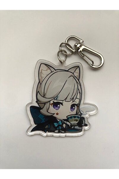 Hara Company سلسلة مفاتيح لعبة Genshin Impact Game Lynette / زخرفة الحقيبة