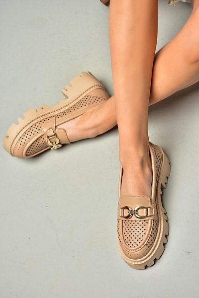 Fox Shoes S250242609 Haut-Damenschuhe mit dicker Sohle