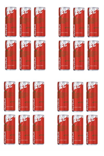 Red Bull Enerji İçeceği Red Edition Karpuz 250 Ml X 24 Adet