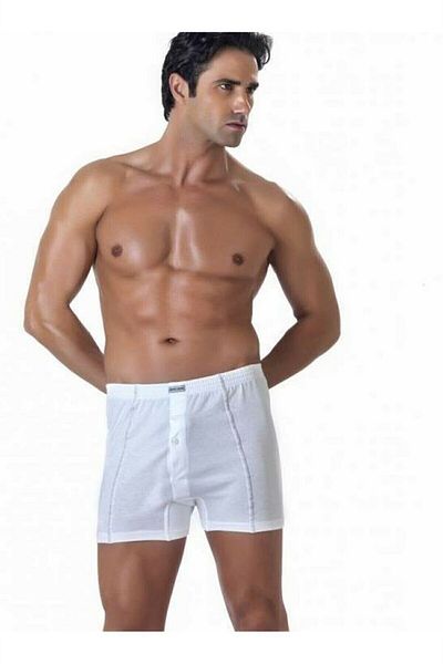 Pierre Cardin 116 Ανδρικό Βαμβακερό Μπόξερ 100% Βαμβάκι - λευκό