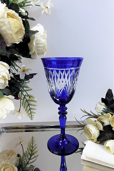 DECOSTYLE Bella Hand Cut Glass Goblet Cup (Pasabahce)
