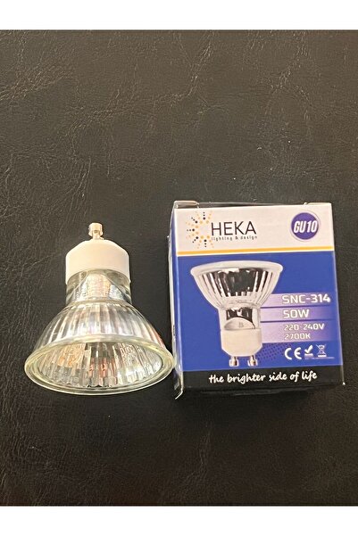 Heka 50  WATT GU10 DUYLU 450 LÜMEN 2700 KELVİN SARI IŞIK DİMMERLİ AMPUL