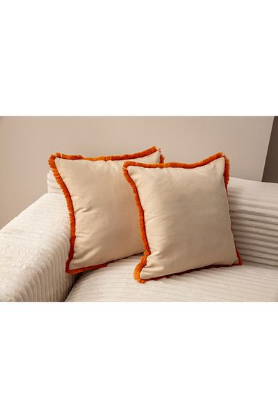 SWITA CAZ KIRLENT 43X43 CU FRANJURI BEJ