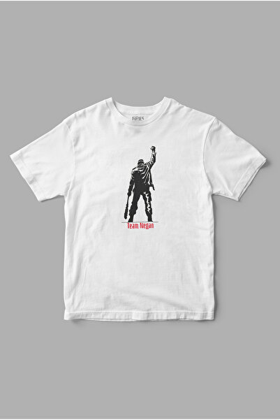 Gries "Team Negan" Negan The Walking Dead Twd Baskılı Tişört