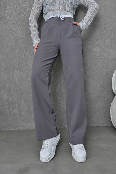 VOLT CLOTHİNG Weiße Lycra-Hose mit hoher Taille und Futter für Damen