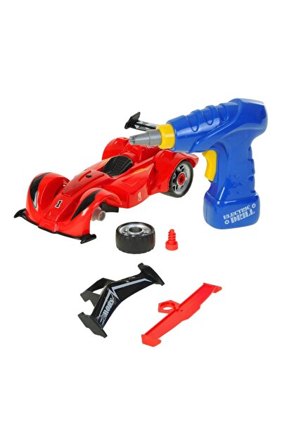 hak-iş oyuncak Kutulu Sök Tak Sesli Işıklı Formula Modifiye Seti