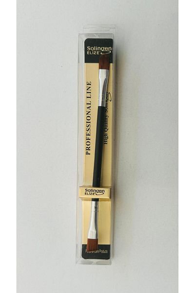Amentes SOLİNGEN ELIZE lipstick brush EYEBROW BRUSH MAKEUP BRUSH DOUBLE SIDED JOKER BRUSH