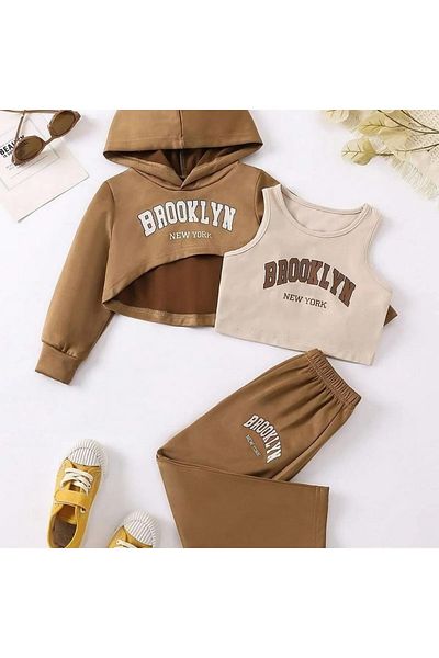 Machetta Παιδικό Σετ Φούτερ 3 τεμαχίων με στάμπα Brooklyn