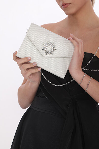 Piedra Sedef Color Breast Material Piatra Accesoriu Husa plic magnetica Geanta de rochie de seara poate fi folosita cu curea de umar